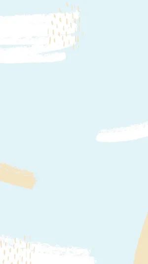 Delicate Brushstrokes In Pastel Blue Minimal Background Wallpaper
