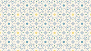 Delicate Oriental Floral Pattern Wallpaper