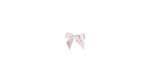 Delicate Pink Aesthetic Bow Wallpaper