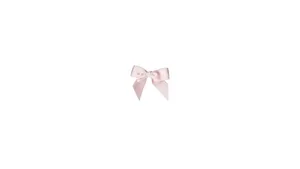 Delicate Pink Aesthetic Bow Wallpaper