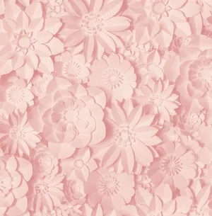 Delicate Pink Flowers Hd Pattern Wallpaper