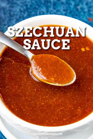 Delicious And Spicy Szechuan Sauce In Bowl Wallpaper