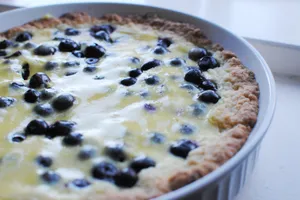 Delicious Blueberry Tart Wallpaper
