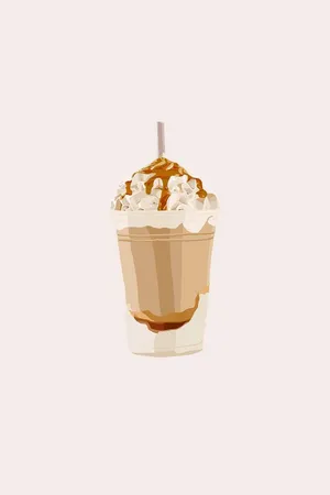 Delicious Brown Caramel Swirl Wallpaper