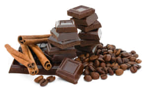 Delicious Brown Chocolate Temptation Wallpaper