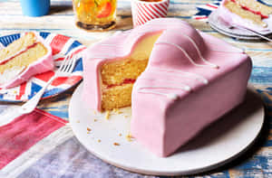 Delicious Cake Topped With Fondant Wallpaper