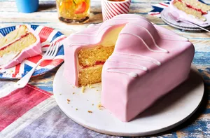 Delicious Cake Topped With Fondant Wallpaper