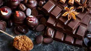 Delicious Dark Chocolate Bar Wallpaper