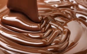 Delicious Dark Chocolate Bar Up Close Wallpaper