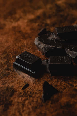 Delicious Dark Chocolate: The Ultimate Indulgence Wallpaper