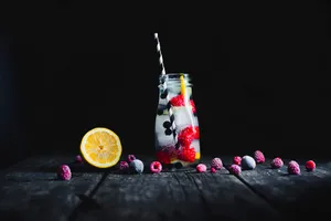 Delicious Food And Beverage Selection Wallpaper