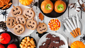 Delicious Halloween Treats Wallpaper