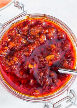 Delicious Homemade Szechuan Sauce In A Bowl Wallpaper