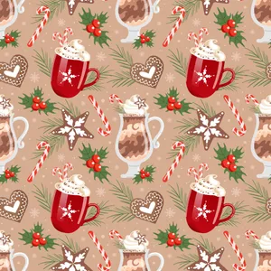 Delicious Hot Chocolate With Whipped Cream And Cocoa Powder Wallpaper