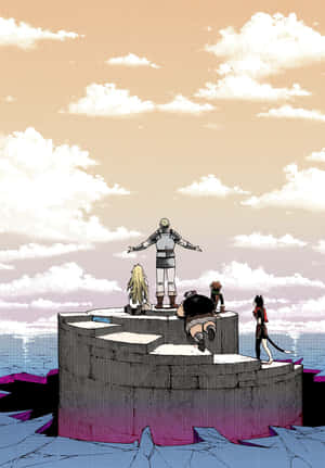 Delicious In Dungeon Adventurers Gaze Wallpaper