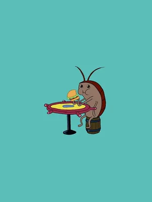 Delicious Krabby Patty On A Plate Wallpaper