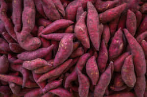 Delicious, Nutrient-packed Purple Sweet Potatoes Wallpaper