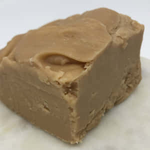 Delicious Penuche Fudge On A Plate Wallpaper