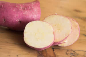 Delicious Purple Sweet Potato Wallpaper