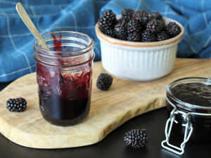 Deliciously Sweet Blackberry Jam Wallpaper