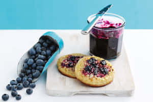 Deliciously Sweet Blueberry Jam Wallpaper