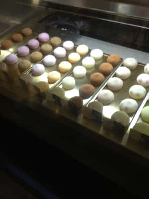 Delightful Assortment Of Japanese Sweets Wallpaper