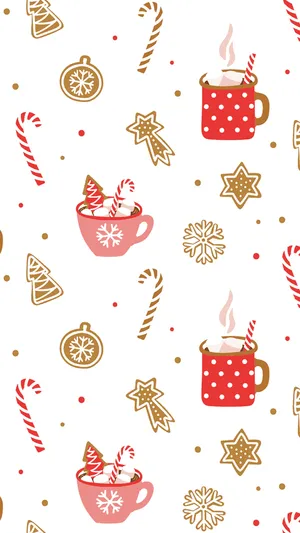 Delightful Christmas Aesthetics - An Adorable Display Of Festive Cheer Wallpaper