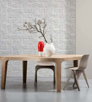 Delightful Hand-crafted Ceramics In Florid Colors Wallpaper