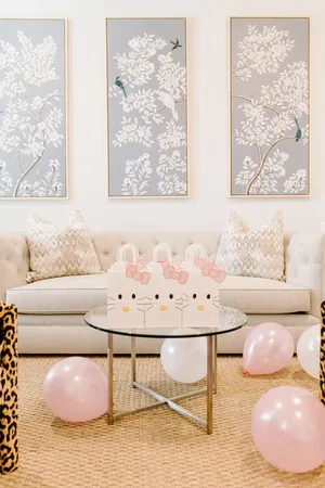 Delightful Hello Kitty Party Celebration Wallpaper