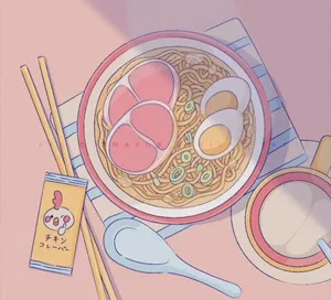 Delightful Minimalist Food Art Wallpaper