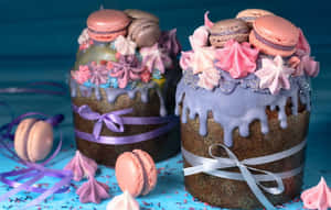 Delightful Spring Dessert Spread Wallpaper