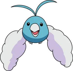 Delightful Swablu Wallpaper