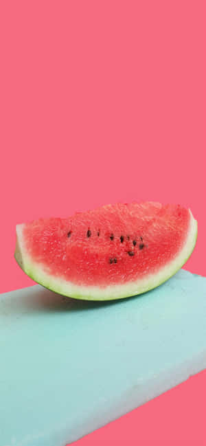 Delightfully Refreshing Watermelon Iphone Wallpaper Wallpaper