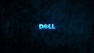 Dell Logo In Neon Blue Wallpaper