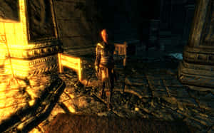 Delphine, The Fierce Blades Member From Skyrim Wallpaper