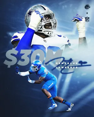 Demarcus Lawrence 30m Graphic Design Wallpaper