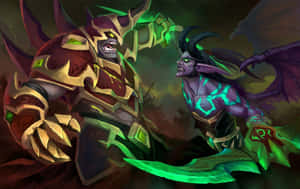 Demon Hunting With A Fierce Determination Wallpaper