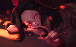 Demon Slayer 4k Nezuko Red Wallpaper