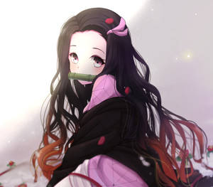 Demon Slayer 4k Nezuko Simple Wallpaper