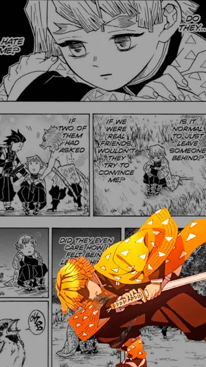 Demon Slayer Emotional Struggle Wallpaper