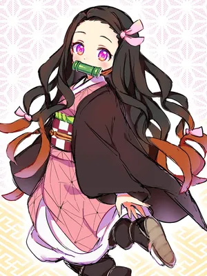 Demon Slayer Fictional Character Cute Nezuko Kamado Wallpaper