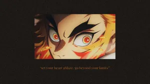 Demon Slayer Fiery Determination Wallpaper