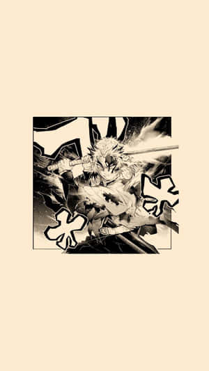 Demon Slayer Intense Battle Scene Wallpaper