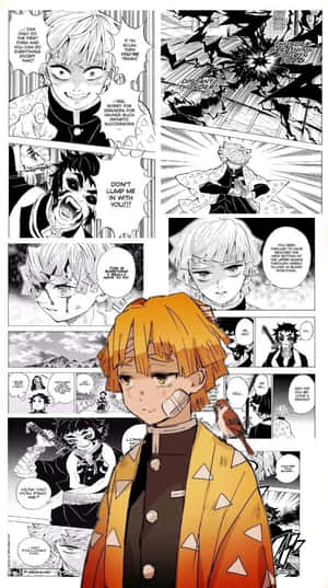 Demon Slayer Manga Collage Wallpaper