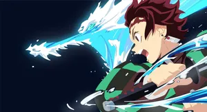 Demon Slayer Water Breathing Technique Wallpaper