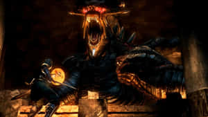 Demon Souls Dragon Boss Fight Wallpaper