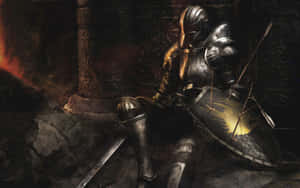 Demon Souls Knight Resting Wallpaper
