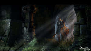 Demon Souls Tower Knight Encounter Wallpaper