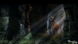 Demon Souls Tower Knight Encounter Wallpaper