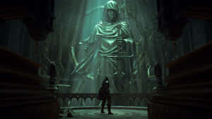Demon Souls Tower Knight Statue Wallpaper